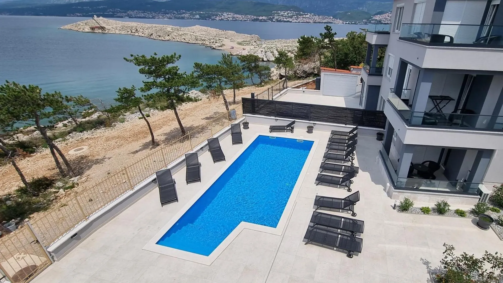 Seaside Apartments With A Swimming Pool Silo, Krk - 21242  Silo (Krk)